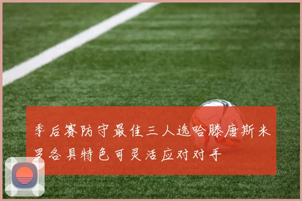 季后赛防守最佳三人选哈滕唐斯米罗各具特色可灵活应对对手