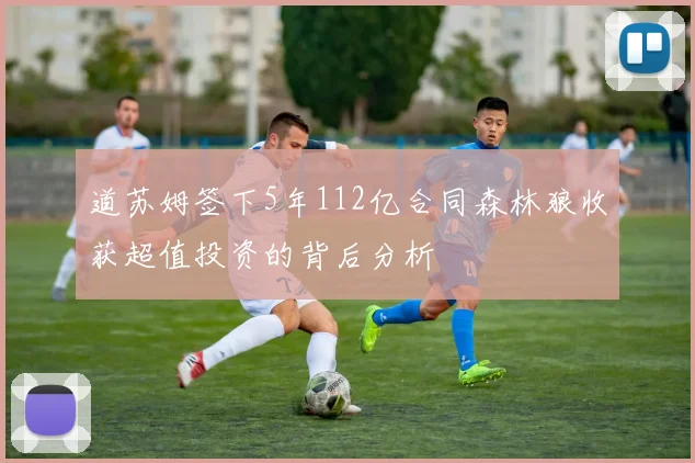 道苏姆签下5年112亿合同森林狼收获超值投资的背后分析